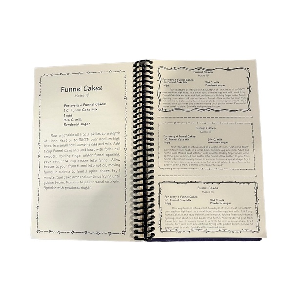 Gifts In A Jar Recipe Spiral Bound Books Lot Of 2 Kids Cookies Funnel Cakes - Picture 8 of 9